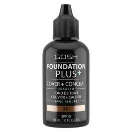 Foundation Plus+, Cover & Conceal, Base líquida, 010, Bronceado, SPF15, 30 ml Precio: 19.4931. SKU: B1JBTJBGSA