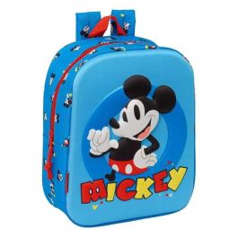Mochila Escolar Mickey Mouse Clubhouse Azul 22 x 27 x 10 cm 3D Precio: 6.50000021. SKU: B1JGK4BZXB