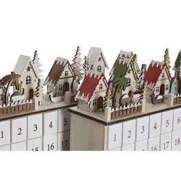 Calendario de Adviento DKD Home Decor Madera 45 x 11 x 23 cm (2 Unidades) Calendario de Adviento DKD Home Decor Madera 45 x 11 x 23 cm (2 Unidades)