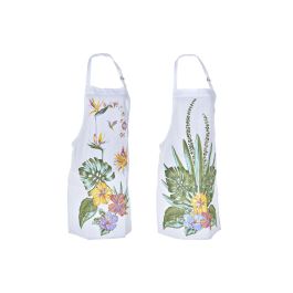 DKD Home Decor Delantal Tropic Garden Poliéster Tropical Multicolor Blanco 80x60 cm - Pack 4 Unidades (2 Sets) DKD Home Decor Delantal Tropic Garden Poliéster Tropical Multicolor Blanco 80x60 cm - Pack 4 Unidades (2 Sets)