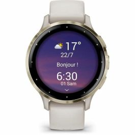 Garmin GAR1701774319527 Reloj GPS Conectado Venu 3S 30,4mm (1.2) Acero Gris, Caja Gris Oscuro y Correa Silicona Gris Oscuro