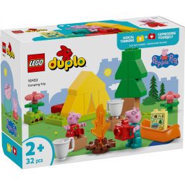 LEGO 10452 DUPLO Peppa Pig Camping Holiday - Juego de Construcción para Niños de 2 Años