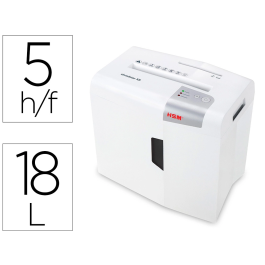 Destructora Hsm Shredstar X5 (5H Partic.) Nivel.Seg.P4 - Particula 4X30Mm, Dep.18L Precio: 104.49999956. SKU: B1EPJ5CKKB
