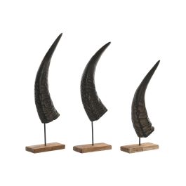 Decoracion Item Home DKD Home Decor Negro Natural 11 x 65 x 20 cm Set de 3 Precio: 84.89000025. SKU: B19Y7NQVPX