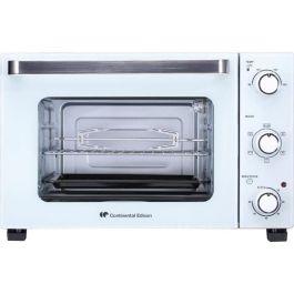 CONTINENTAL EDISON CEMF35W - Mini horno eléctrico 35L blanco - 1500W - Asador, Circulación natural