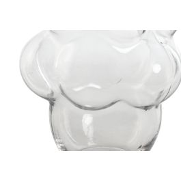 DKD Home Decor Jarrón Transparente Bubble Cristal 17 x 24 x 19 cm