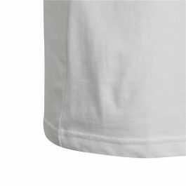 Camiseta de Manga Corta Infantil Adidas Essentials Blanco