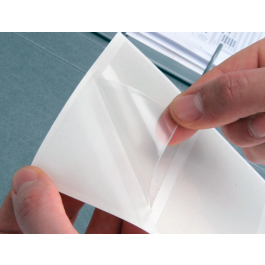Q-connect Funda Autoadhesiva Cristal Din A4 (210 x 297 mm) 120 micras Pack 5 Unidades