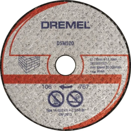 Dremel Juego 2 Discos Sierra Compactos DSM20 para Mampostería y Piedra