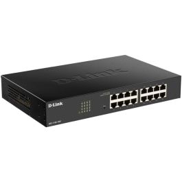 D-Link Switch 16 Puertos Gestionable Gigabit, Negro, IEEE 802.3, VLAN, QoS, Sin Ventilador D-Link Switch 16 Puertos Gestionable Gigabit, Negro, IEEE 802.3, VLAN, QoS, Sin Ventilador