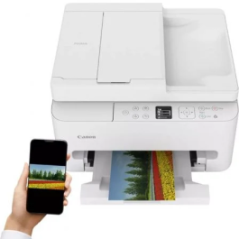 Canon PIXMA TS7550i - Impresora Multifunción de Inyección de Tinta a Color, Wi-Fi de Doble Banda, Impresión A Doble Cara, Escáner, ADF 35 hojas, Compatible con AirPrint