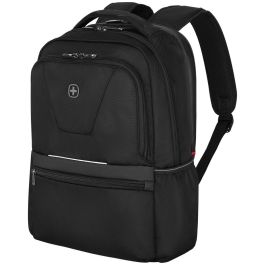 Wenger Mochila para portátil XE Resist de 16 pulgadas con bolsillo para tablet, Negra