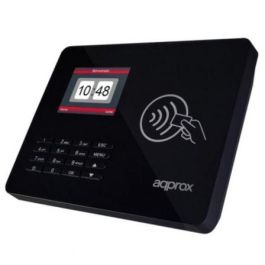 Approx appATTENDANCE02NF Lector Biométrico Control de Presencia y Acceso con PIN/RFID, Pantalla TFT, USB/RJ45, Software Español, 100.000 registros
