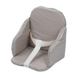 TINEO Cojín de silla de PVC con correas - Gris TINEO Cojín de silla de PVC con correas - Gris