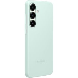 Samsung SAM1735374011537 Funda de silicona verde agua para Galaxy S25+