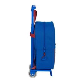 Mochila Escolar con Ruedas F.C. Barcelona M280 Granate Azul marino Mochila Escolar con Ruedas F.C. Barcelona M280 Granate Azul marino