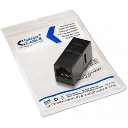 Nanocable 10.21.0501 Adaptador Empalme RJ45 Cat.6 UTP para Alargar Cable de Red