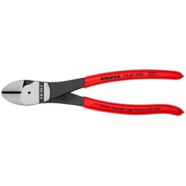 Knipex 74 01 200 SB Alicate de corte diagonal de fuerza 200mm, hasta 4,2mm, dureza 64 HRC