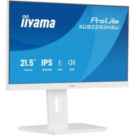 Iiyama XUB2293HSU-W7 Monitor ProLite 21.5" Full HD IPS LED 100Hz Blanco Mate, Ajuste de Altura y Pivote Iiyama XUB2293HSU-W7 Monitor ProLite 21.5" Full HD IPS LED 100Hz Blanco Mate, Ajuste de Altura y Pivote Precio: 131.50000006. SKU: B1JQ5EFE6K