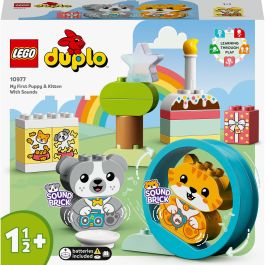 LEGO Duplo Mi Primer Perrito y Gatito con Sonidos - Juego de Construcción para Niños 1.5+ años, 22 Piezas Precio: 64.79000055. SKU: S7175017