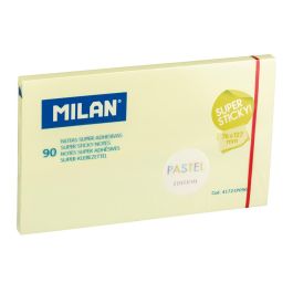 Milán Bloc Notas Super Adhesivas Amarillo Pastel 76 x 127 mm Precio: 1.49999949. SKU: S7914148