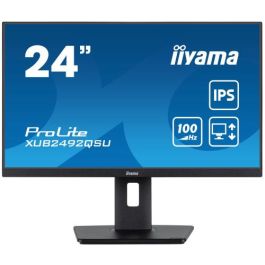 iiyama XUB2492QSU-B1 Monitor 24" WQHD IPS 2560x1440 100Hz 0.5ms HDMI DP USB Altavoces Pivot Negro Precio: 205.59000011. SKU: B1DS8DBQEN