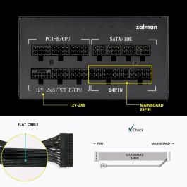 Fuente de Alimentación Zalman ZM1000-TMX2SE
