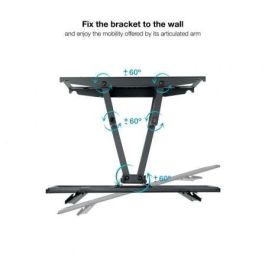 Soporte de Pared Giratorio/ Inclinable/ Nivelable TooQ LP7846TN-B para TV de 32-70"/ hasta 40kg Soporte de Pared Giratorio/ Inclinable/ Nivelable TooQ LP7846TN-B para TV de 32-70"/ hasta 40kg
