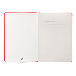 Antartik Cuaderno A5 Tapa Dura Rojo 100 Hojas Rayas 80gr FSC Colección Antartik Notes
