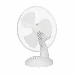 Ventilador de mesa OCEANIC - 30W - Diámetro 23 cm - 2 velocidades - Oscilante - Blanco