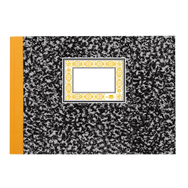 Liderpapel Cuaderno Cuarto Apaisado Cartone 100 Hojas Cuentas Corrientes Debe Haber y Saldo