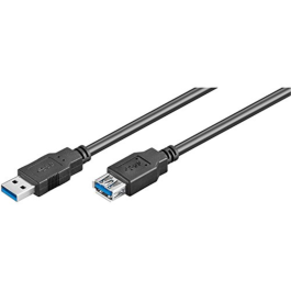 EWENT EC1007 Cable USB 1 m USB 3.2 Gen 1 (3.1 Gen 1) USB A Macho a Hembra Negro Precio: 7.49999987. SKU: B1KPEZEPE6