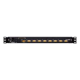 Aten CL5708 Switch KVM LCD Single Rail 8 Puertos PS/2-USB VGA, Monitor 17" LED, Montaje en Rack 1U