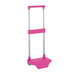 Carro portamochilas fucsia. abierto: 22x17x67,5 cm Carro portamochilas fucsia. abierto: 22x17x67,5 cm