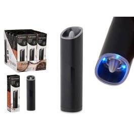 Salero y Pimentero Eléctrico Kinvara con Luz LED, Molino Cerámico - 5.2x20.3x5.2 cm, Negro (12 Unidades) Precio: 139.8899997. SKU: S3611246