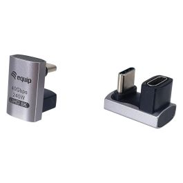 EQUIP Adaptador USB 4.0 a USB-C 40Gbps, 240W PD, Negro Gris (Pack 2) Precio: 32.49999984. SKU: B1CZA8FKKJ