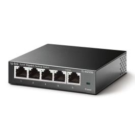 TP-Link TL-SG105S Switch Gigabit 5 Puertos Ethernet Plug & Play, Green Ethernet, Carcasa Acero, Montaje en Pared, Silencioso TP-Link TL-SG105S Switch Gigabit 5 Puertos Ethernet Plug & Play, Green Ethernet, Carcasa Acero, Montaje en Pared, Silencioso