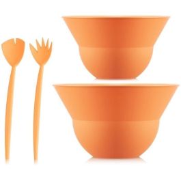 Bodum GOB0699965464592 - Juego de 2 Cuencos de 3 L y 4,9 L con Cubiertos para Ensalada - Color Bellini Naranja Topee Precio: 27.50000033. SKU: B1JZ94J2QA