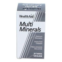 Health Aid Multiminerales 30 Comprimidos - Complemento para el equilibrio del organismo, apto para vegetarianos y veganos Precio: 20.5000004. SKU: B189DT9KXC