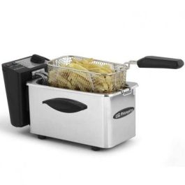 Orbegozo FDR 16 Freidora Eléctrica 1.5L 1500W Acero Inoxidable Termostato Regulable hasta 200°C Fácil Limpieza Lavavajillas
