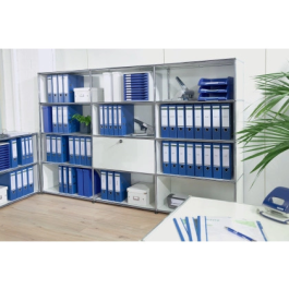 Leitz Archivador de Palanca 180º DIN A4 Maxi Polipropileno Lomo 80 mm Azul