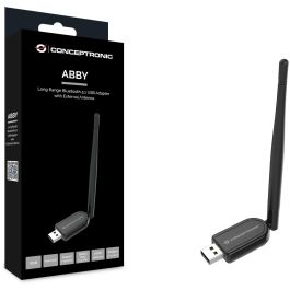 Conceptronic ABBY07B Adaptador Bluetooth 5.1 NanoUSB Inalámbrico USB 100m Negro