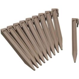 NATURALEZA Bolsa de 10 anclas de polipropileno para bordes de jardín - H 26.7 x 1.9 x 1.8 cm - Beige topo Precio: 22.49999961. SKU: B17YJNECFX