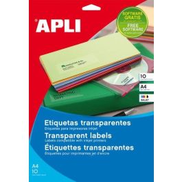 Etiquetas Adh.Impr.Apli A4 Polyester Transp.Brillo Inkjet Blister 10H 99,1X38,1 Mm C.Romos 140 Uds.(10052) Precio: 22.49999961. SKU: BIX10052