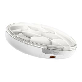 Baseus Eli Sport 1 Auriculares Inalámbricos Bluetooth 5.3 Open-Ear TWS, Blanco, IPX4 Resistente al Agua, 30h de Autonomía con Estuche de Carga
