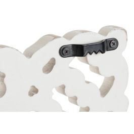 DKD Home Decor Decoracion Pared Indio Blanco Mdf 1.5 x 30 x 30 cm Mandala