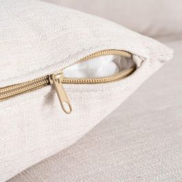 Sofá 3 Plazas Beige Dm-Tejido Salón 212 X 104 X 76 cm