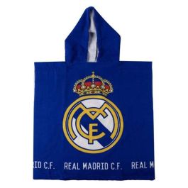 Cerdá Poncho Microfibra Real Madrid 55.0 x 77.0 x 1.0 cm Blue