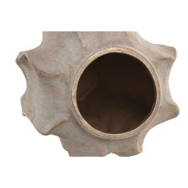 DKD Home Decor Jarrón Romántico Beige Gres 25 x 50 x 25 cm