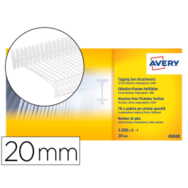 Avery Recambio Navetes para Pistola Sujeta Etiquetas 20 mm Consumible Polipropileno Paleta Neutro Ideal Comercios Precio: 14.49999991. SKU: B1D7QAJNHP